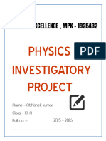 Tinywow Physics Investigatory Project Abhishek C 38661023