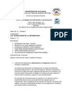 Deber No. 2 - Unidad 4 Sistemas de Información Las Empresas