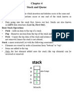 Chapter 4 Stack and Queues