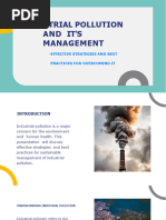 Industrial Pollution and It'S Management: - Effective Strategies and Best Practices For Overcoming It