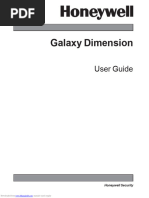 01-Central de Deteção-Honeywell-Galaxy Dimension 96-Manual de Utilizador - en