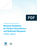 National Guideline For Cholera Surveillance and Outbreak Response