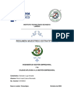 Resumen Muestreo Estratificado