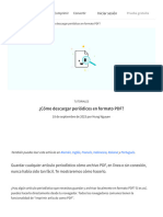 ¿Cómo Descargar Periódicos en Formato PDF - Smallpdf