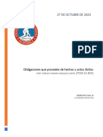 Obligaciones Que Proceden de Hechos y Actos Ilícitos