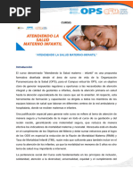 Curso Atendiendo La Salud Materno Infantil - Campus