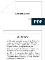 Operations Unitaires - La - Filtration