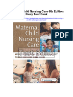 Maternal Child Nursing Care 6th Edition Perry Test Bank