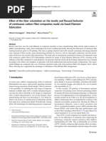 3 Effect of The Fiber Orientation On The Tensile and Flexural Behavior of Continuous Carbon Fiber Composites Made Via Fused Filament Fabrication