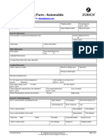 Auto Claim Form