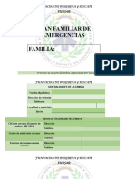 Plan Familiar de Emergencias