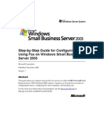 SBS 2003-Step-By-Step Guide For Configuring and Using Fax