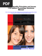 Human Heredity Principles and Issues 11th Edition Cummings Solutions Manual