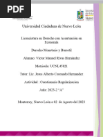 Derecho Bancario y Bursatil Cuestionario Regularizacion