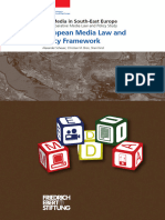 European Media Law and Policy Framework: The Media in South-East Europe