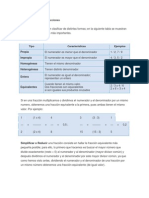 Clasificación de Las Fracciones