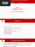 Historical Overview of UI & UX