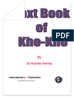 Kho Kho Book