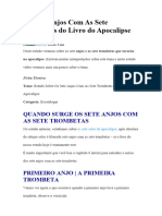 Os Sete Anjos Com As Sete Trombetas Do Livro Do Apocalipse