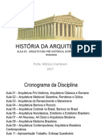 Aula01 - Historia Da Arquitetura