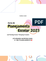 Curso @PsicologaEscolar - Atividades Março