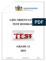 Study Guide GR 11 Test Booklet and Memorandum