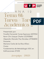 Semana 12: Tema 01: Tarea - Tarea Académica 2