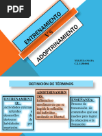 Adoptrinamiento y Entrenamiento