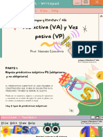 Voz Activa y Voz Pasiva 1Âº Aã o