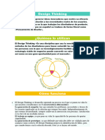 Desing Thinking para Plan Crea y Emprende