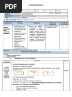 Sesion de AprendizajE