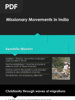 Missions To India, Jan 2022