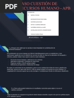 Caso Cuestión de Recursos Humano - Apb