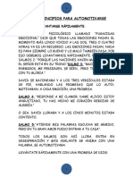 Cinco Principios para Automotivarse