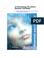 Abnormal Psychology 7th Edition Oltmanns Test Bank