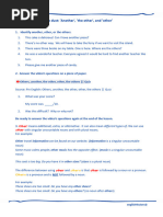 Another One Bites The Dust - 'Another', 'The Other', and 'Other' - Student's