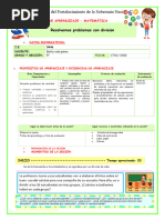 SES-MARTES-MATEMÁTICA-Resolvemos Problemas Con Division