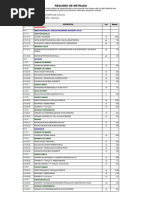 Resumen de Metrado