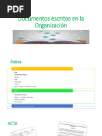 Documentos Escritos en La Organización Parte I