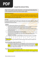 ELC Recruitment Policy 2019