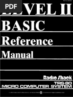 Level II BASIC Reference Manual (1979) (Radio Shack)