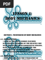 Body Mechanics