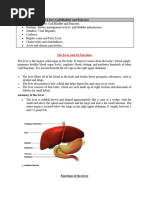 Module III Diseases of Liver, Gall Bladder and Pancreas