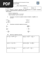 Guía de Números Racionales 8vo Básico