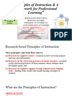 Principles of Instruction & A Framework For Professional Learning