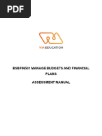 BSBFIN501 Assessment Manual V2.0