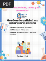 Tumbes - Perú: PROFESOR: Jaime Brito Hernández. ALUMNA: Zarate Urbina, Jesica CARRERA: Laboratorio Clínico y Anatomía