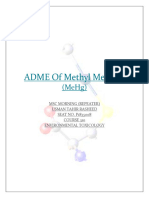 ADME of Methyl Mercury Toxicology 510