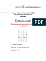 Compte Rendu Chromatographie