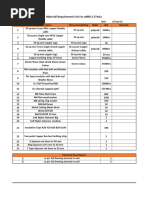 Begumpet Site MRI Material List 1